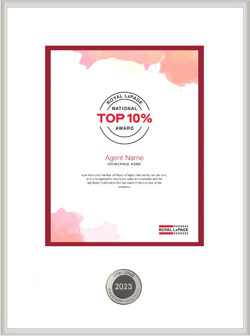 Royal LePage® National Top 10%™ Award Royal LePage® National Top 10%™ Award